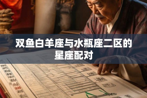 双鱼白羊座与水瓶座二区的星座配对