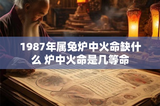 1987年属兔炉中火命缺什么 炉中火命是几等命