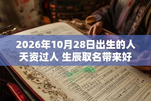 2026年10月28日出生的人天资过人 生辰取名带来好运