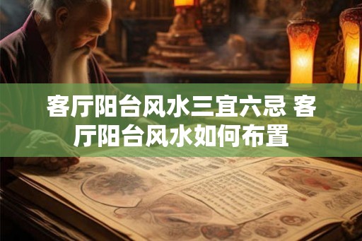 客厅阳台风水三宜六忌 客厅阳台风水如何布置