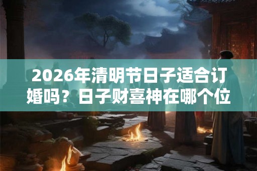 2026年清明节日子适合订婚吗？日子财喜神在哪个位置？