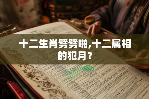 十二生肖劈劈啪,十二属相的犯月？