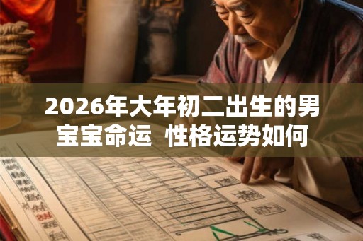 2026年大年初二出生的男宝宝命运  性格运势如何