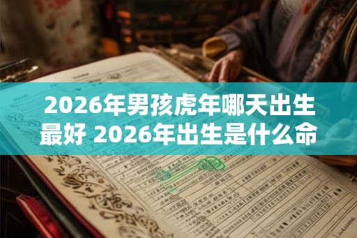 2026年男孩虎年哪天出生最好 2026年出生是什么命