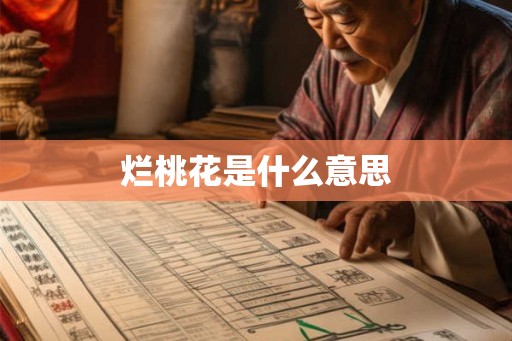 烂桃花是什么意思