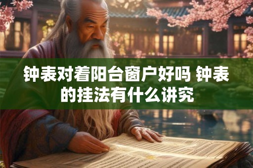 钟表对着阳台窗户好吗 钟表的挂法有什么讲究