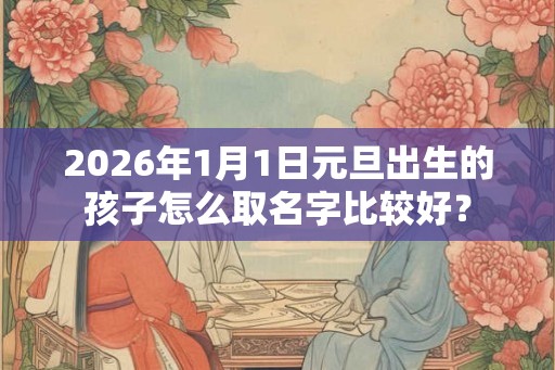 2026年1月1日元旦出生的孩子怎么取名字比较好？
