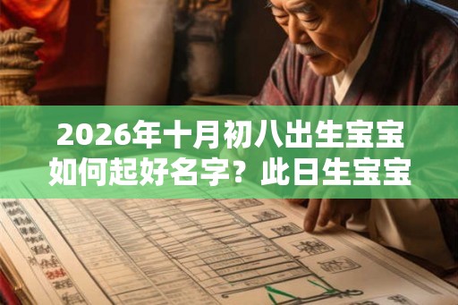 2026年十月初八出生宝宝如何起好名字？此日生宝宝命运？