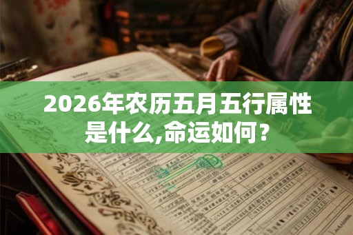 2026年农历五月五行属性是什么,命运如何? 2026年农历五月五行属性是什么,命运如何?