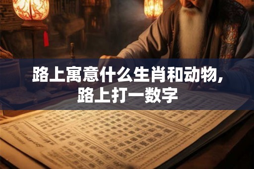 路上寓意什么生肖和动物,路上打一数字