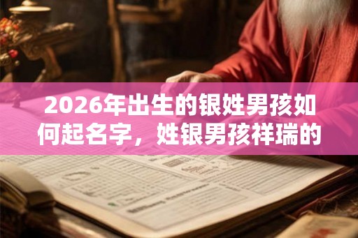 2026年出生的银姓男孩如何起名字，姓银男孩祥瑞的名字