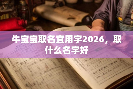 牛宝宝取名宜用字2026，取什么名字好