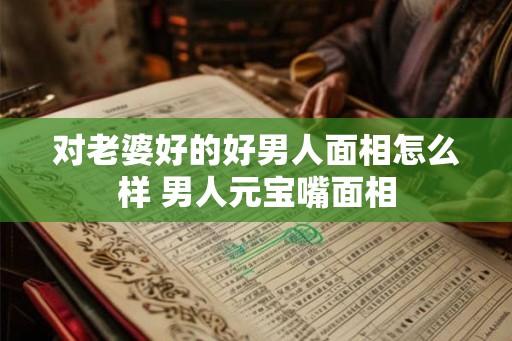 对老婆好的好男人面相怎么样 男人元宝嘴面相