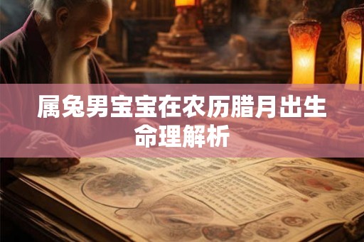属兔男宝宝在农历腊月出生命理解析 属兔男宝宝在农历腊月出生命理解析