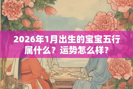 2026年1月出生的宝宝五行属什么？运势怎么样？