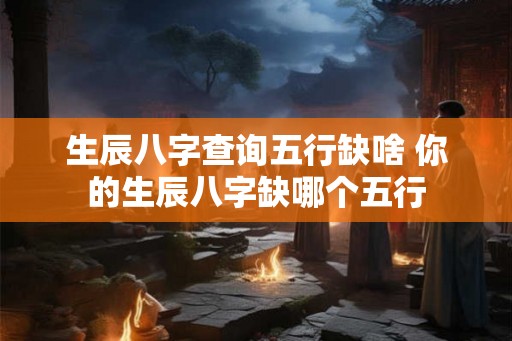 生辰八字查询五行缺啥 你的生辰八字缺哪个五行