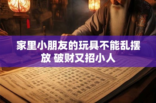 家里小朋友的玩具不能乱摆放 破财又招小人