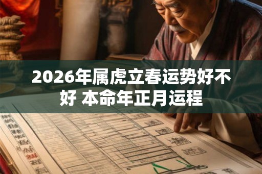2026年属虎立春运势好不好 本命年正月运程 2026年属虎立春运势好不好 本命年正月运程