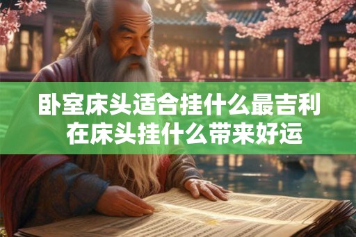 卧室床头适合挂什么最吉利 在床头挂什么带来好运 卧室床头适合挂什么最吉利 在床头挂什么带来好运