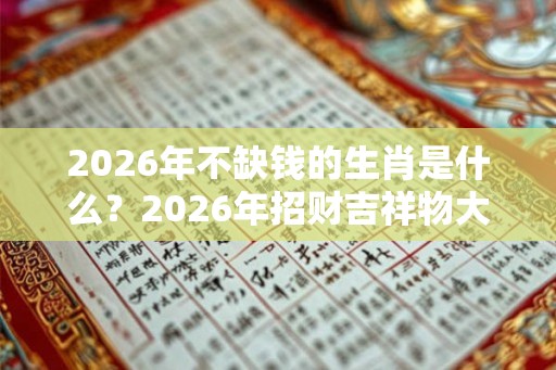 2026年不缺钱的生肖是什么?2026年招财吉祥物大全! 2026年不缺钱的生肖是什么?2026年招财吉祥物大全!