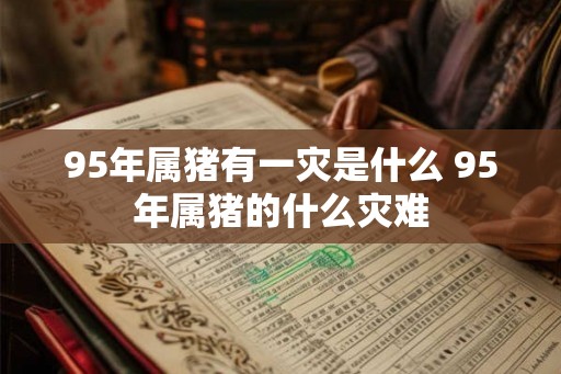95年属猪有一灾是什么 95年属猪的什么灾难