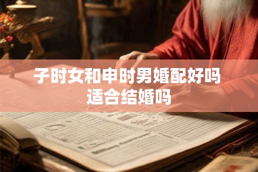 子时女和申时男婚配好吗 适合结婚吗