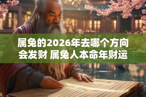 属兔的2026年去哪个方向会发财 属兔人本命年财运怎么样
