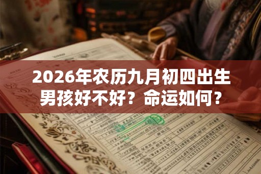 2026年农历九月初四出生男孩好不好？命运如何？