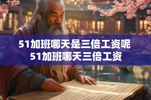 51加班哪天是三倍工资呢 51加班哪天三倍工资