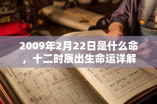 2009年2月22日是什么命，十二时辰出生命运详解