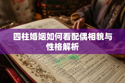 四柱婚姻如何看配偶相貌与性格解析