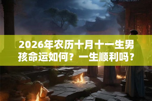 2026年农历十月十一生男孩命运如何？一生顺利吗？