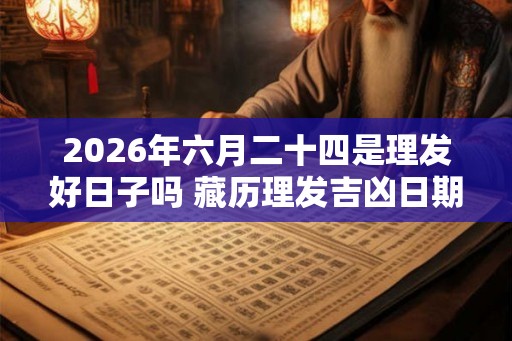 2026年六月二十四是理发好日子吗 藏历理发吉凶日期