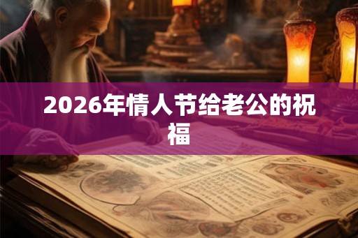 2026年情人节给老公的祝福