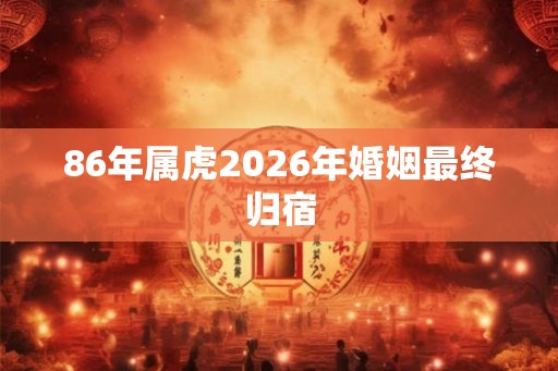 86年属虎2026年婚姻最终归宿