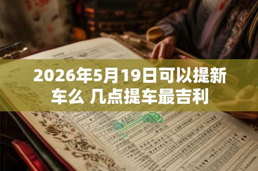 2026年5月19日可以提新车么 几点提车最吉利