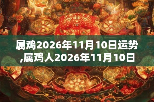 属鸡2026年11月10日运势,属鸡人2026年11月10日财运,生肖鸡2026年11月10日运势