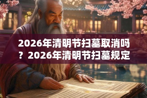 2026年清明节扫墓取消吗?2026年清明节扫墓规定 2026年清明节扫墓取消吗?2026年清明节扫墓规定