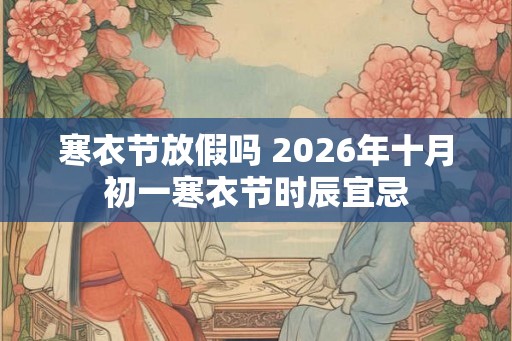寒衣节放假吗 2026年十月初一寒衣节时辰宜忌