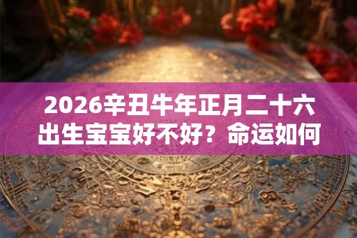2026辛丑牛年正月二十六出生宝宝好不好？命运如何？