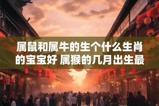 属鼠和属牛的生个什么生肖的宝宝好 属猴的几月出生最好命