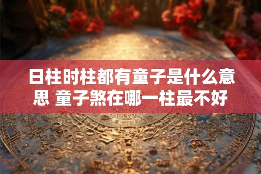 日柱时柱都有童子是什么意思 童子煞在哪一柱最不好 日柱时柱都有童子是什么意思 童子煞在哪一柱最不好
