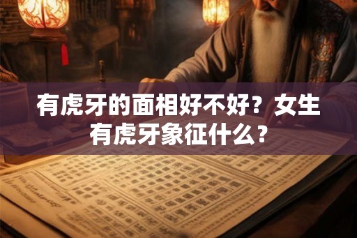 有虎牙的面相好不好?女生有虎牙象征什么? 有虎牙的面相好不好?女生有虎牙象征什么?