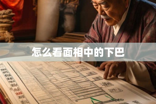 怎么看面相中的下巴