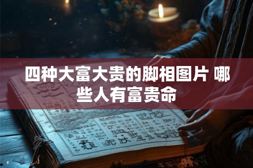 四种大富大贵的脚相图片 哪些人有富贵命