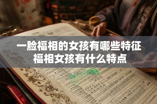 一脸福相的女孩有哪些特征 福相女孩有什么特点