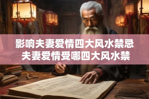 影响夫妻爱情四大风水禁忌 夫妻爱情受哪四大风水禁忌影响