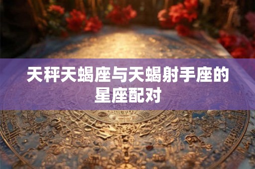 天秤天蝎座与天蝎射手座的星座配对