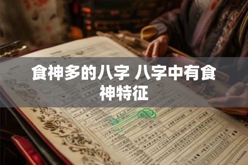 食神多的八字 八字中有食神特征