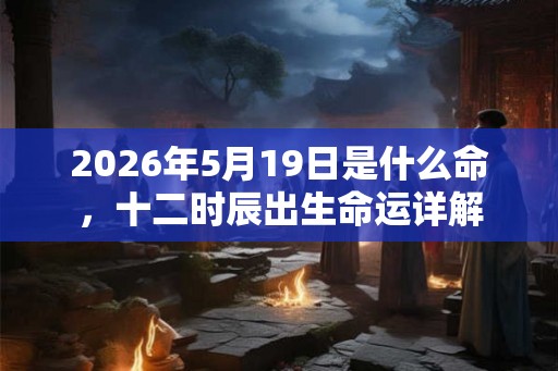 2026年5月19日是什么命,十二时辰出生命运详解 2026年5月19日是什么命,十二时辰出生命运详解